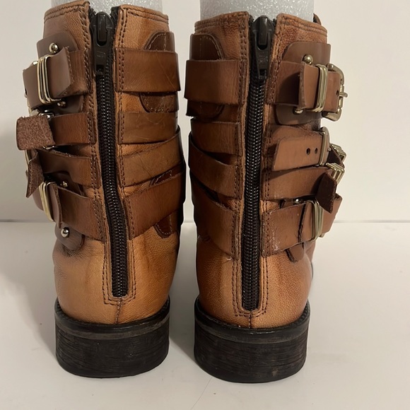 Santa Lolla Brown Leather Boots Size 6 - Picture 5 of 12